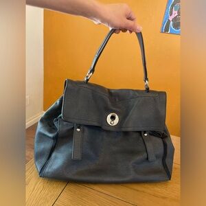 YSL Leather Satchel